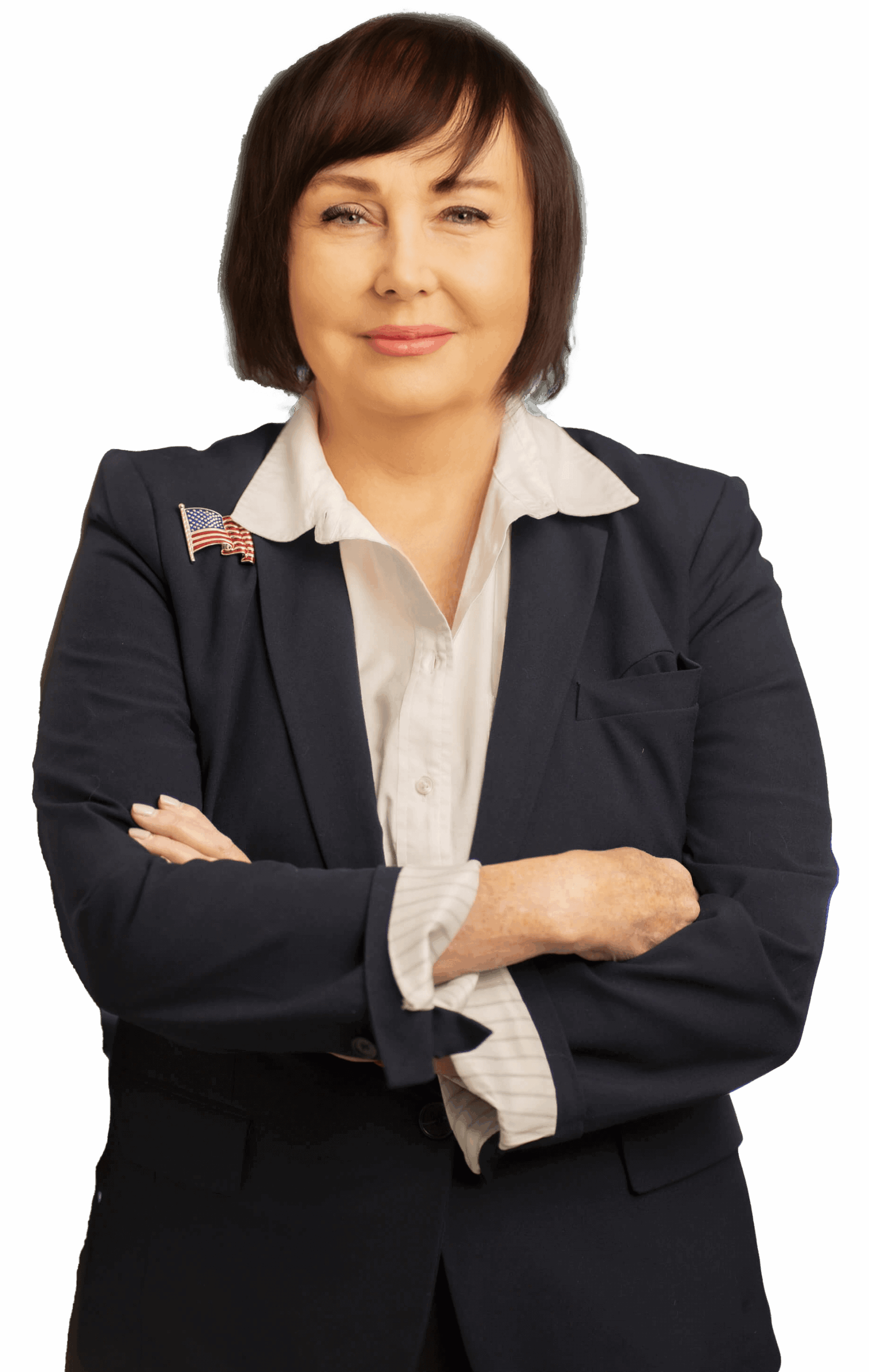 Bellamy A woman in a suit with her arms crossed, ready to make an impact on the Myrtle Beach City Council. Myrtle Beach